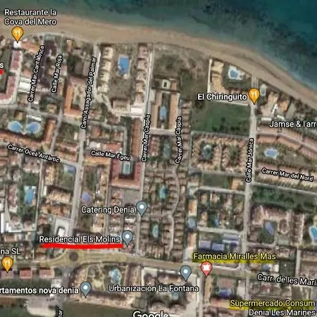 Els Molins Atico Con Azotea Privada A 500m De La Playa