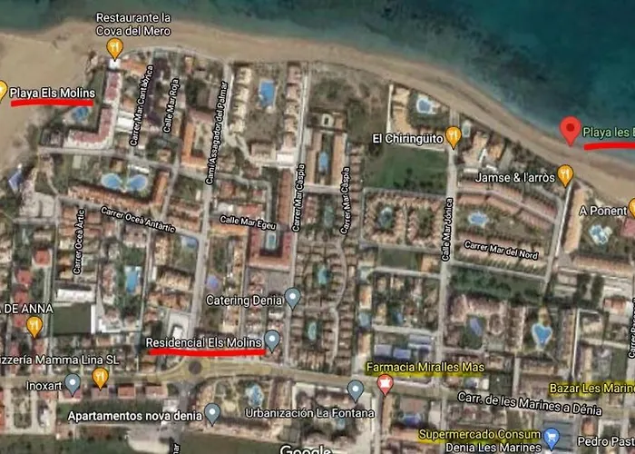 Els Molins Atico Con Azotea Privada A 500m De La Playa